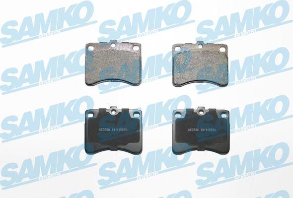 Samko 5SP056 - Brake Pad Set, disc brake car-mod.net