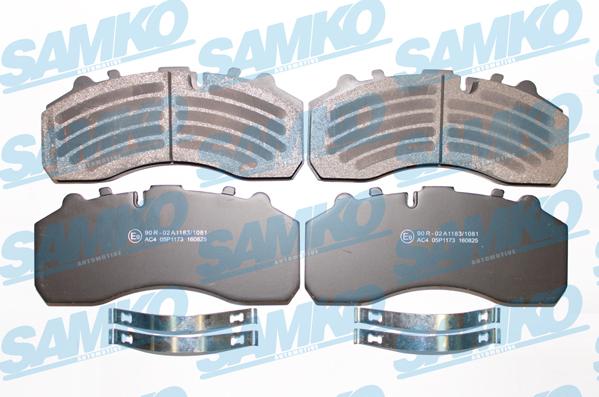 Samko 5SP1173 - Brake Pad Set, disc brake car-mod.net