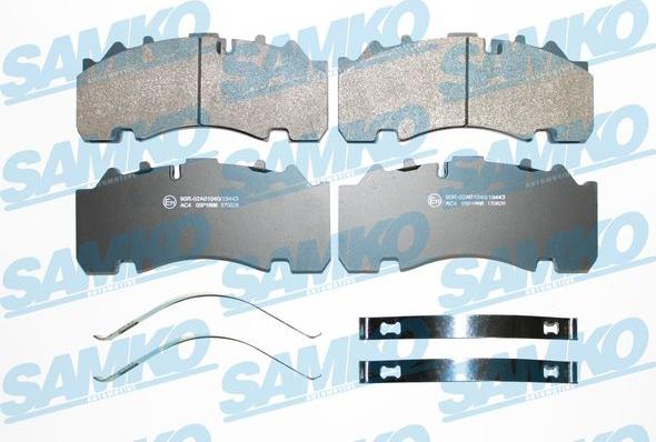 Samko 5SP1898 - Brake Pad Set, disc brake car-mod.net