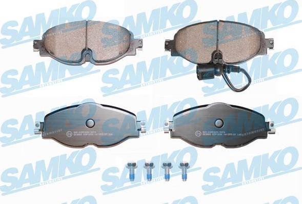 Samko 5SP1834 - Brake Pad Set, disc brake car-mod.net