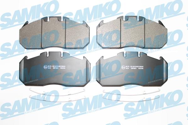 Samko 5SP823 - Brake Pad Set, disc brake car-mod.net