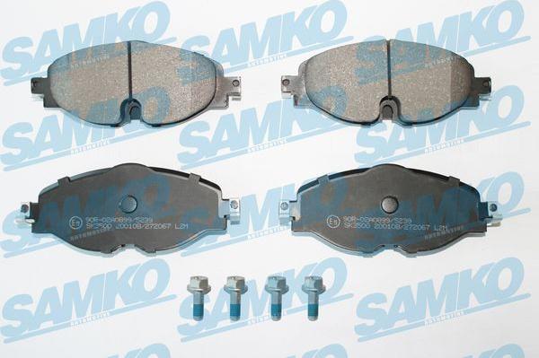 Samko 5SP2067 - Brake Pad Set, disc brake car-mod.net