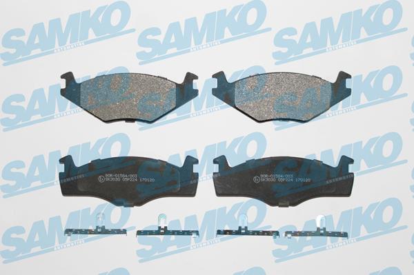 Samko 5SP224 - Brake Pad Set, disc brake car-mod.net
