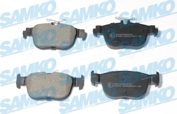 Samko 5SP2277 - Brake Pad Set, disc brake car-mod.net