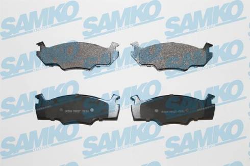 Samko 5SP227 - Brake Pad Set, disc brake car-mod.net