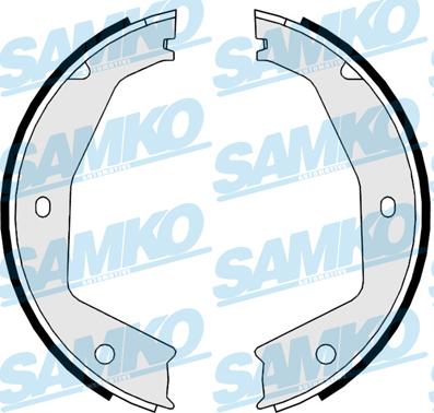 Samko 89670 - Drum Brake Shoe Set car-mod.net