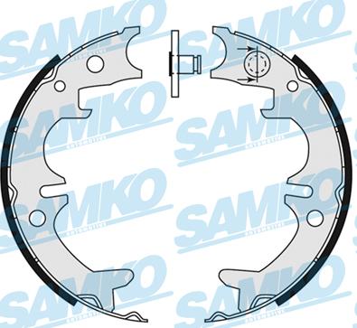 Samko 89140 - Drum Brake Shoe Set car-mod.net