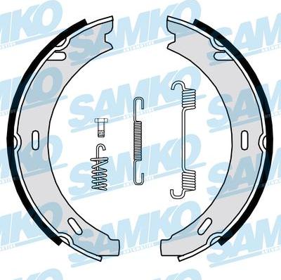Samko 84729 - Brake Shoe Set, parking brake car-mod.net