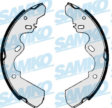 Samko 85820 - Drum Brake Shoe Set car-mod.net