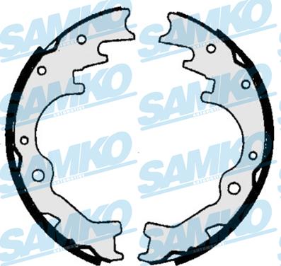 Samko 86520 - Drum Brake Shoe Set car-mod.net