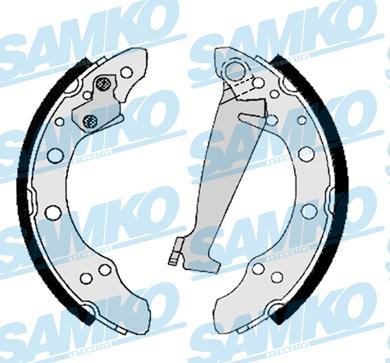 Samko 86830 - Drum Brake Shoe Set car-mod.net
