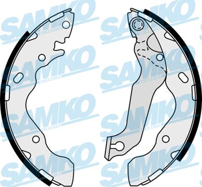 Samko 88015 - Drum Brake Shoe Set car-mod.net