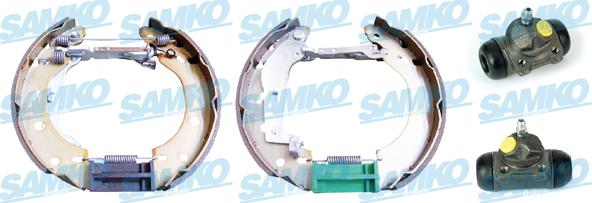 Samko KEG555 - Drum Brake Shoe Set car-mod.net