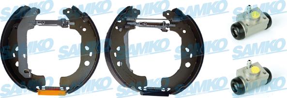 Samko KEG616 - Drum Brake Shoe Set car-mod.net