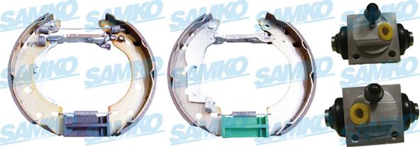 Samko KEG689 - Drum Brake Shoe Set car-mod.net