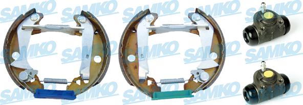 Samko KEG093 - Drum Brake Shoe Set car-mod.net