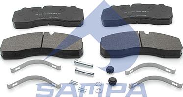 Sampa 096.605 - Brake Pad Set, disc brake car-mod.net