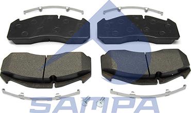Sampa 096.610 - Brake Pad Set, disc brake car-mod.net