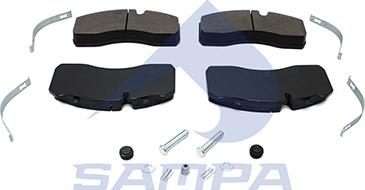 Sampa 096.613 - Brake Pad Set, disc brake car-mod.net