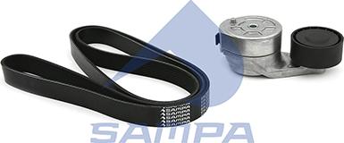 Sampa 040.716 - V-Ribbed Belt Set car-mod.net