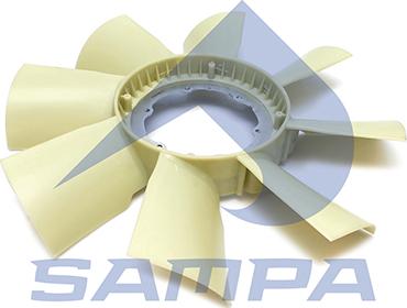Sampa 041.400 - Fan, radiator car-mod.net