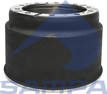 Sampa 041.075 - Brake Drum car-mod.net