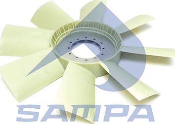 Sampa 041.399 - Fan, radiator car-mod.net