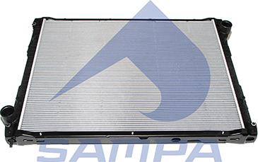 Sampa 043.064 - Radiator, engine cooling car-mod.net