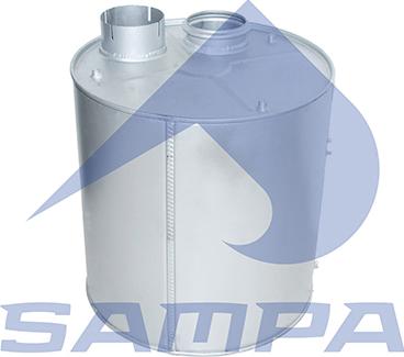 Sampa 050.450 - Middle / End Silencer car-mod.net