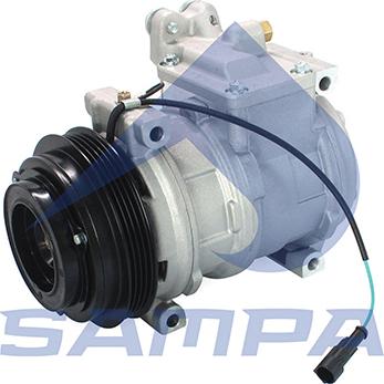 Sampa 064.123 - Compressor, air conditioning car-mod.net