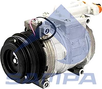 Sampa 062.333 - Compressor, air conditioning car-mod.net