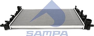 Sampa 010.1664 - Radiator, engine cooling car-mod.net