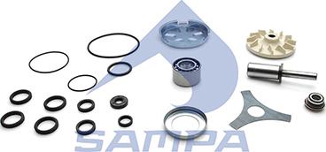 Sampa 030.745 - Repair Kit, water pump car-mod.net