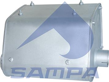 Sampa 021.184 - Middle / End Silencer car-mod.net