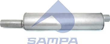 Sampa 021.211 - Middle / End Silencer car-mod.net