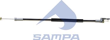 Sampa 079.221 - Cable, door release car-mod.net
