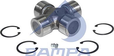 Sampa 201.027 - Flexible disc, propshaft joint car-mod.net