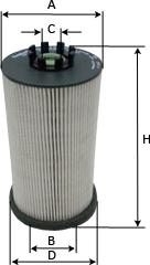 SAMPIYON FILTER CE 1330 MEX1 - Fuel filter car-mod.net