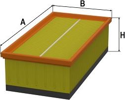 SAMPIYON FILTER CP 0156 F - Engine Air Filter car-mod.net