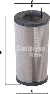 SAMPIYON FILTER CR 0245 L - Engine Air Filter car-mod.net