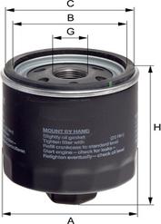 SAMPIYON FILTER CS 0112 - Oil Filter car-mod.net