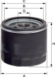 SAMPIYON FILTER CS 0175 - Oil Filter car-mod.net