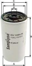 SAMPIYON FILTER CS 1484 M - Fuel filter car-mod.net