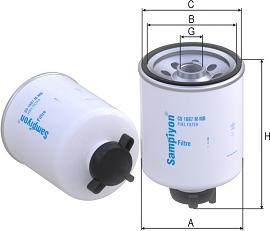 SAMPIYON FILTER CS 1687 M MB - Fuel filter car-mod.net