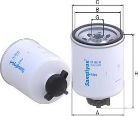 SAMPIYON FILTER CS 1687 M - Fuel filter car-mod.net