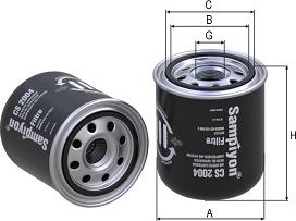 SAMPIYON FILTER CS 2004 - Engine Air Filter car-mod.net