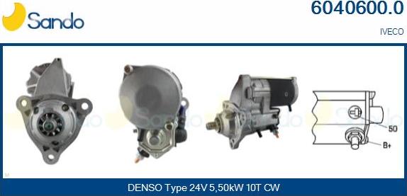 Sando 6040600.0 - Starter car-mod.net