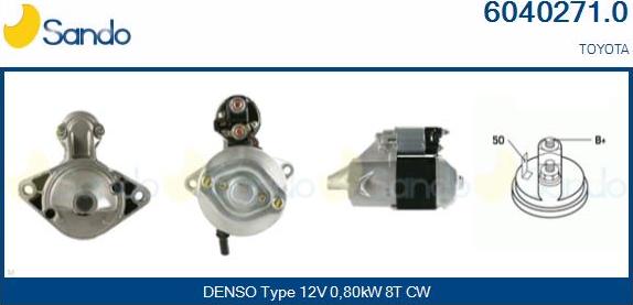 Sando 6040271.0 - Starter car-mod.net