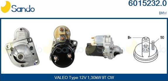 Sando 6015232.0 - Starter car-mod.net