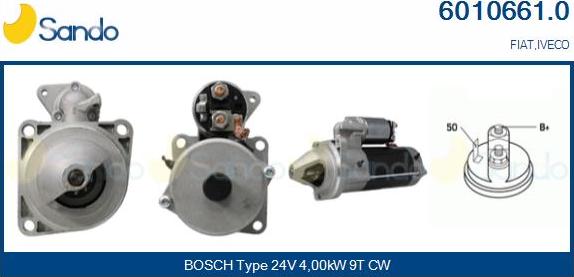 Sando 6010661.0 - Starter car-mod.net